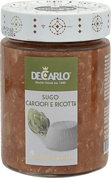 Sugo Carciofi e Ricotta - Artischockensauce mit Ricotta 300g